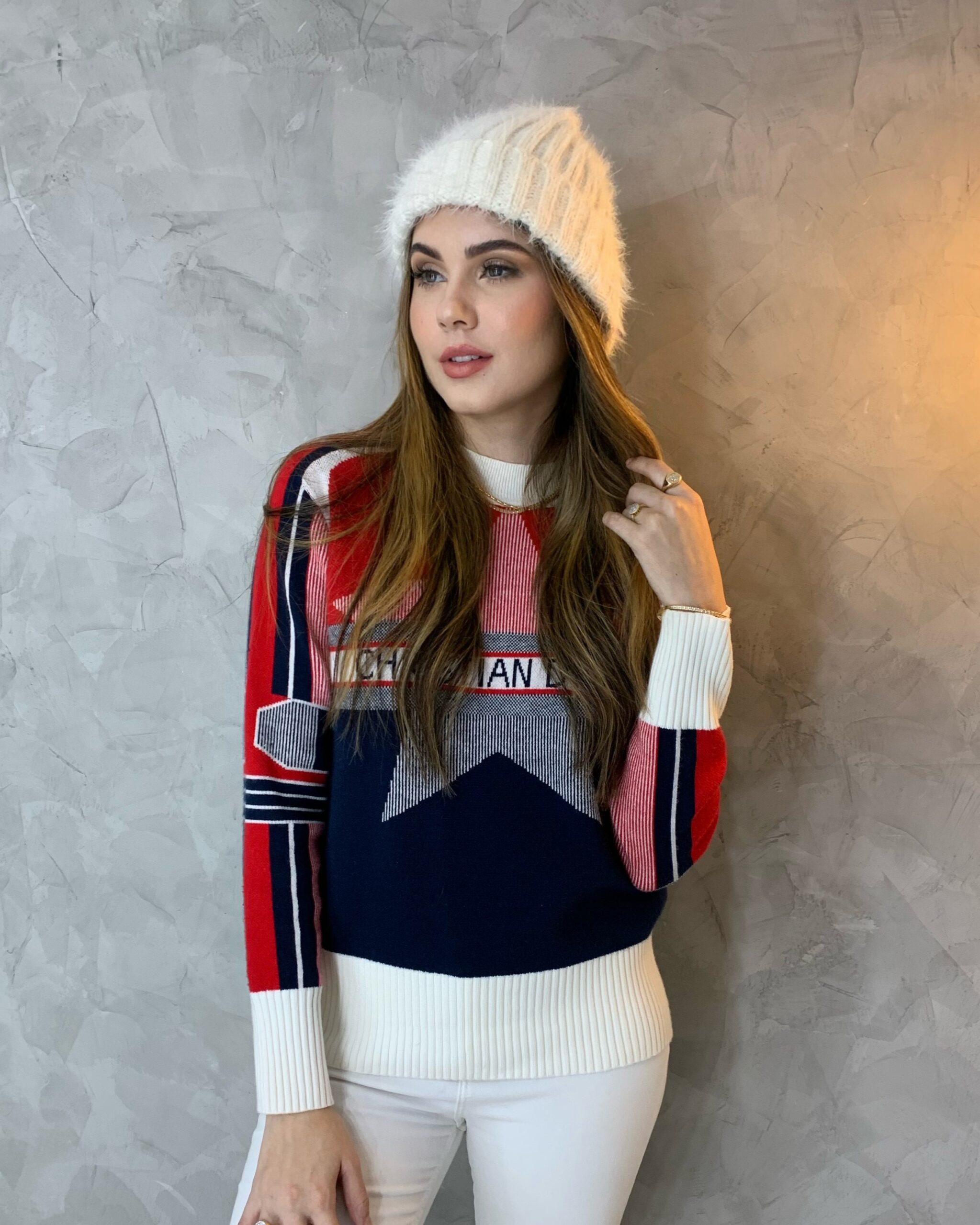 Imagem do produto BLUSA DIOR VERMELHO AZUL BRANCO