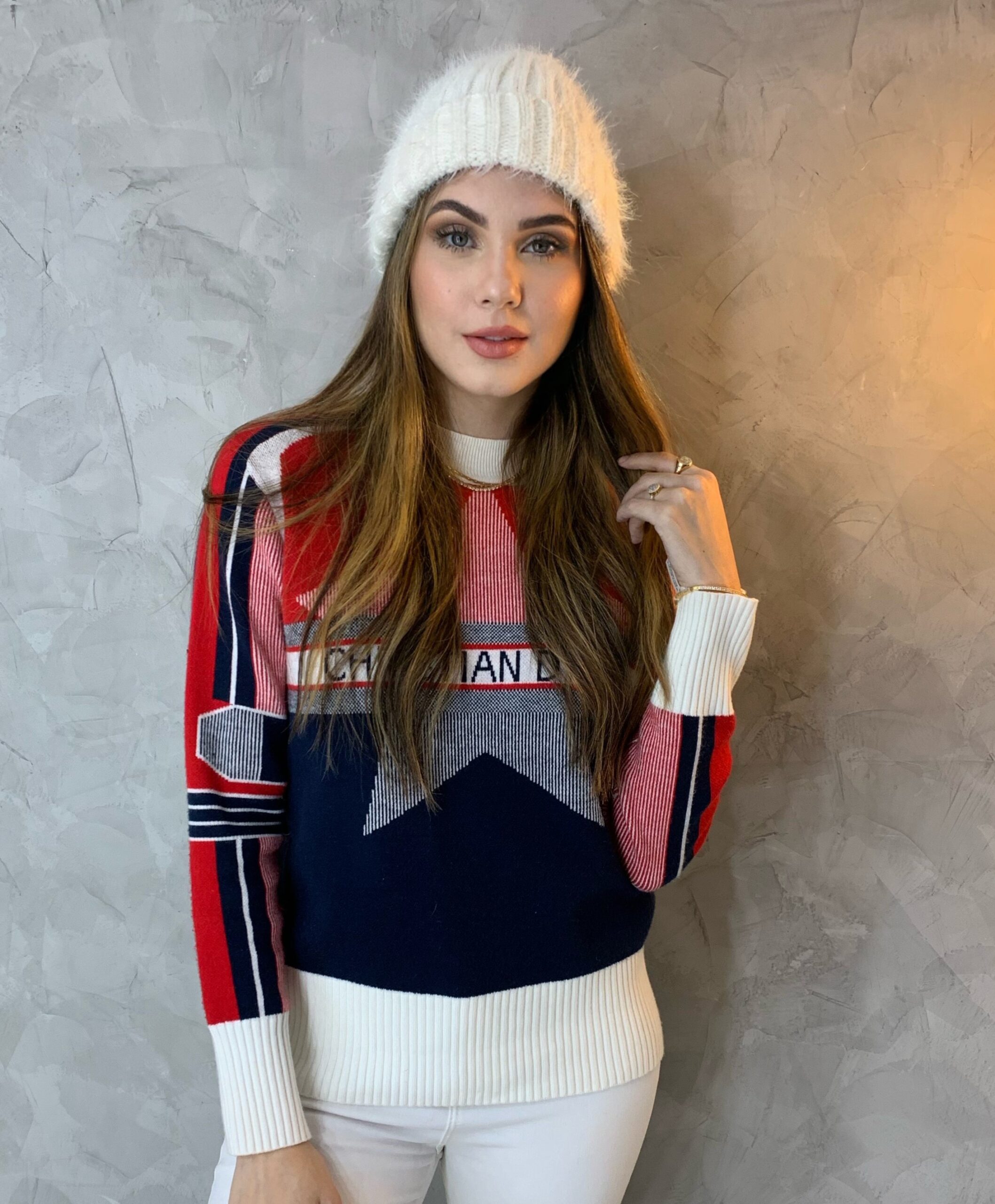 Imagem do produto BLUSA DIOR VERMELHO AZUL BRANCO
