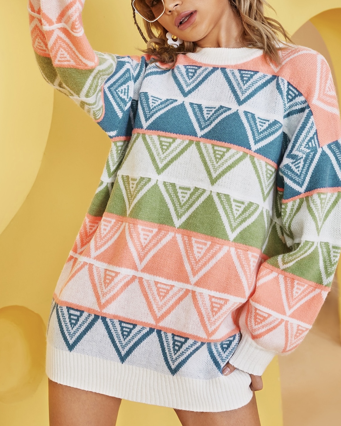 Imagem do produto BLUSA TRICOT COLORIDA TRIBAL