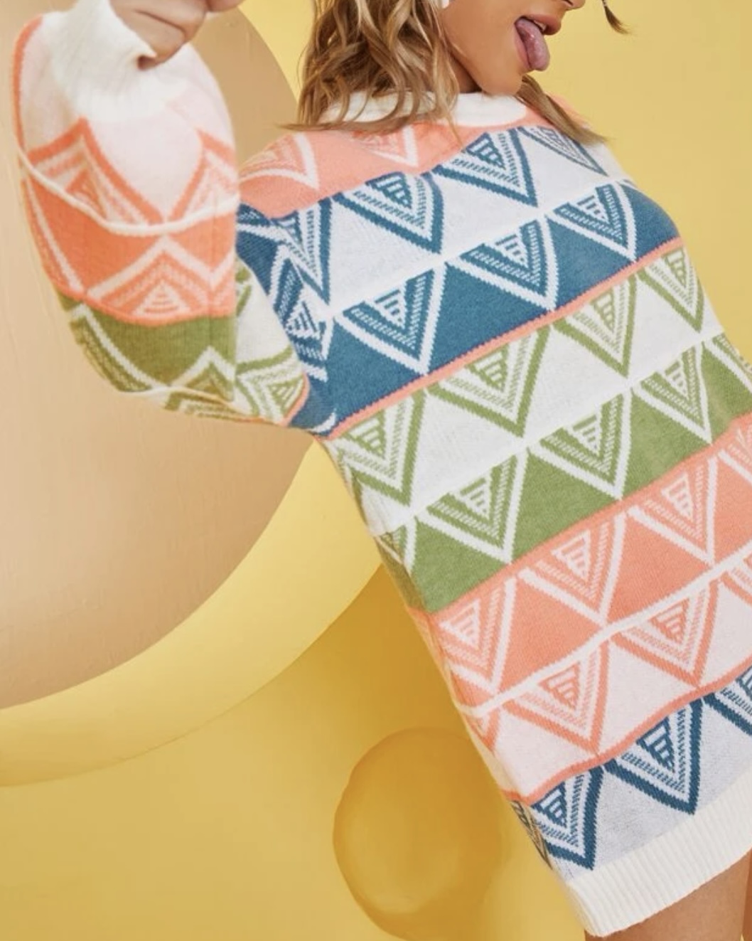 Imagem do produto BLUSA TRICOT COLORIDA TRIBAL