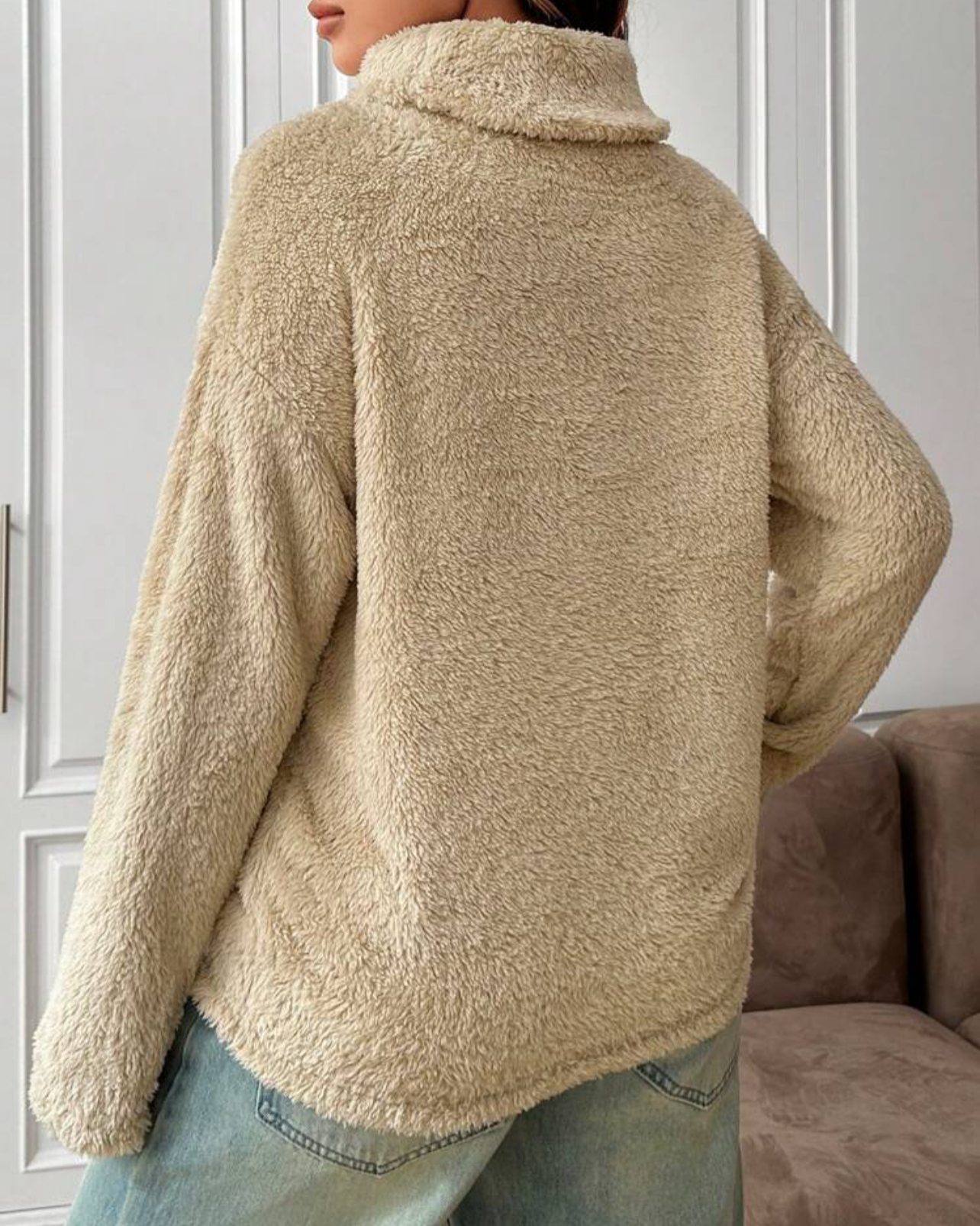 Imagem do produto BLUSA CAQUI TEDDY BEAR GOLA ALTA