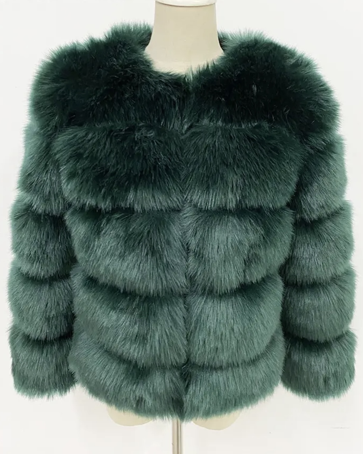 Imagem do produto CASACO PELE STRIPES VERDE MUSGO