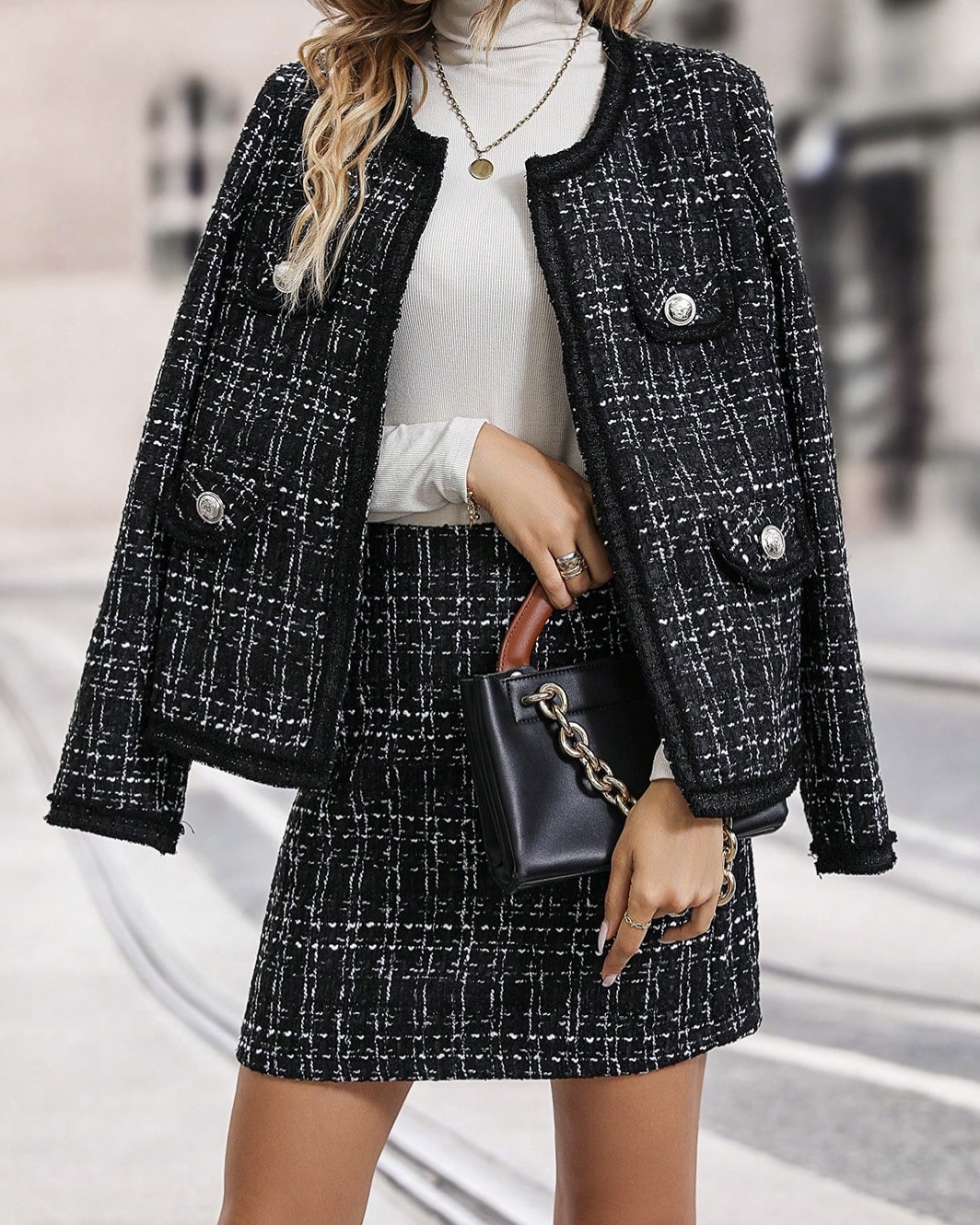Imagem do produto CONJUNTO TWEED P&B TEREZA