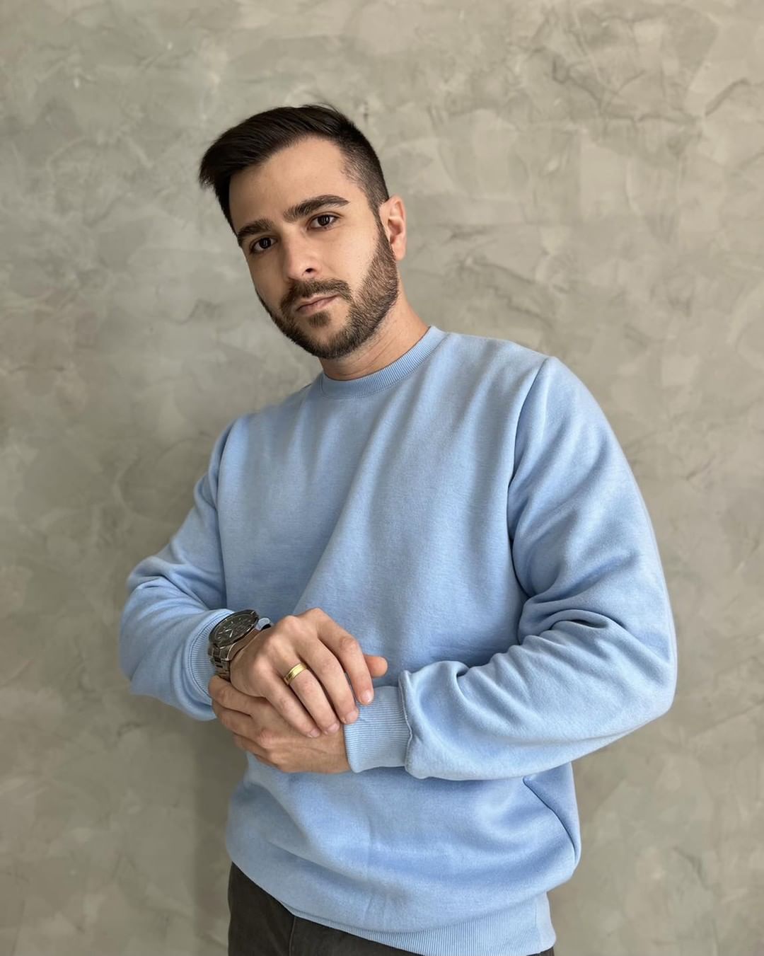 Imagem do produto BLUSA MOLETOM AZUL BEBE SMOG
