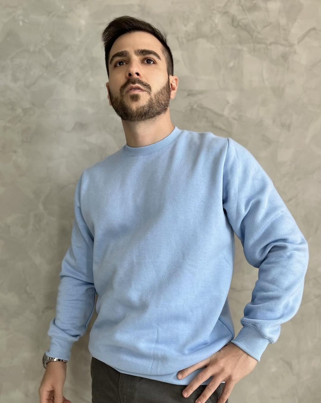 Imagem do produto BLUSA MOLETOM AZUL BEBE SMOG