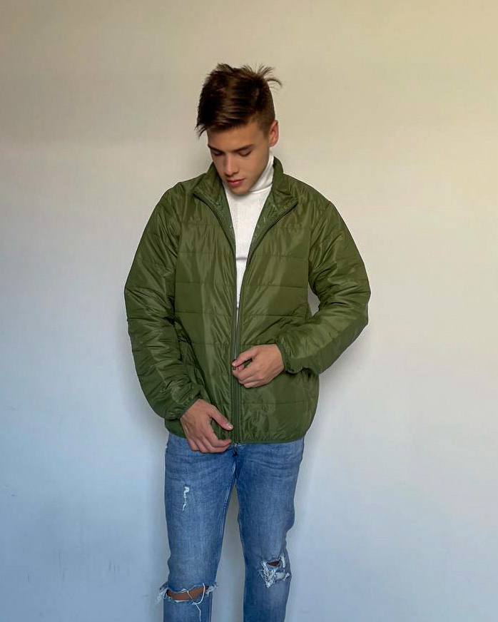 Imagem do produto CASACO VERDE OLIVA PUFFER IMPERMEÁVEL GONEW