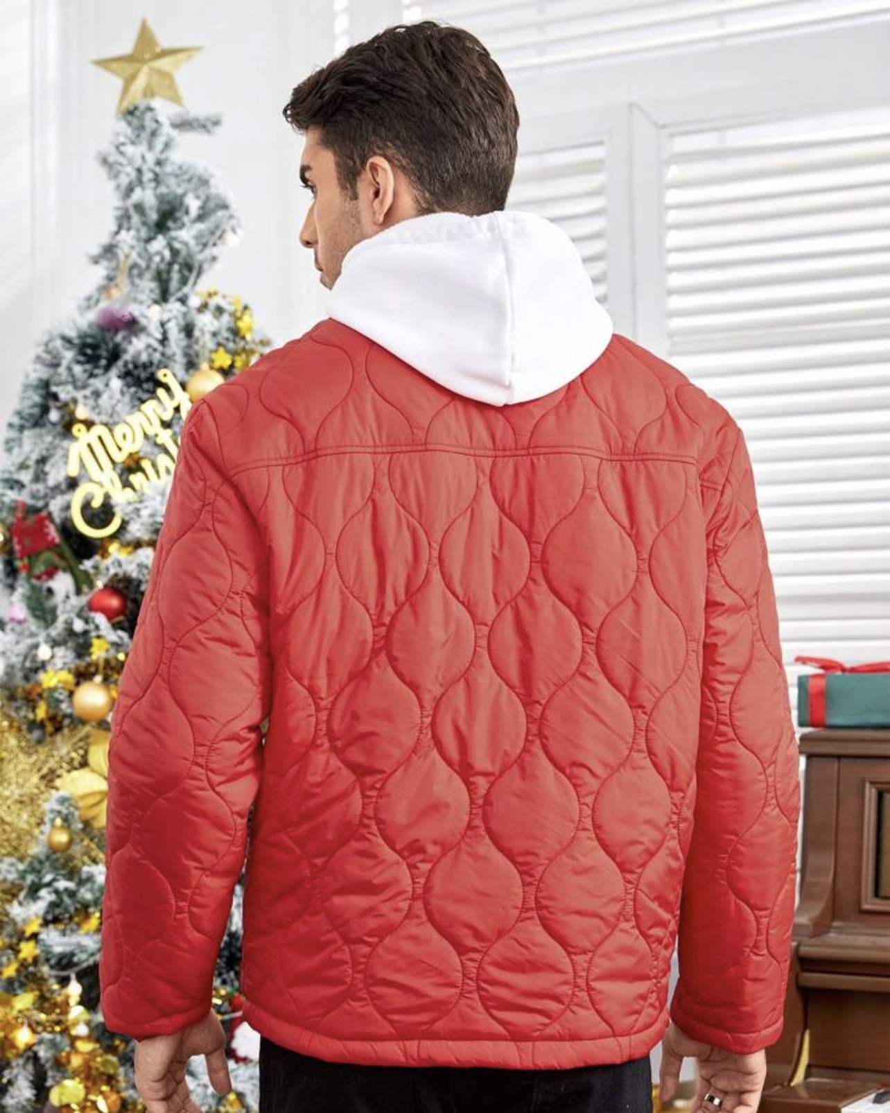 Imagem do produto CASACO IMPERMEAVEL VERMELHO FORRADO COPACABANA