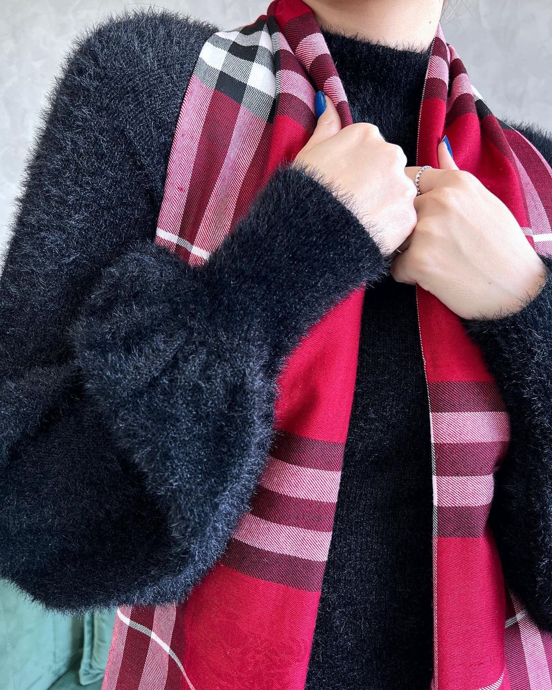 Imagem do produto ECHARPE XADREZ BURBERRY VERMELHO