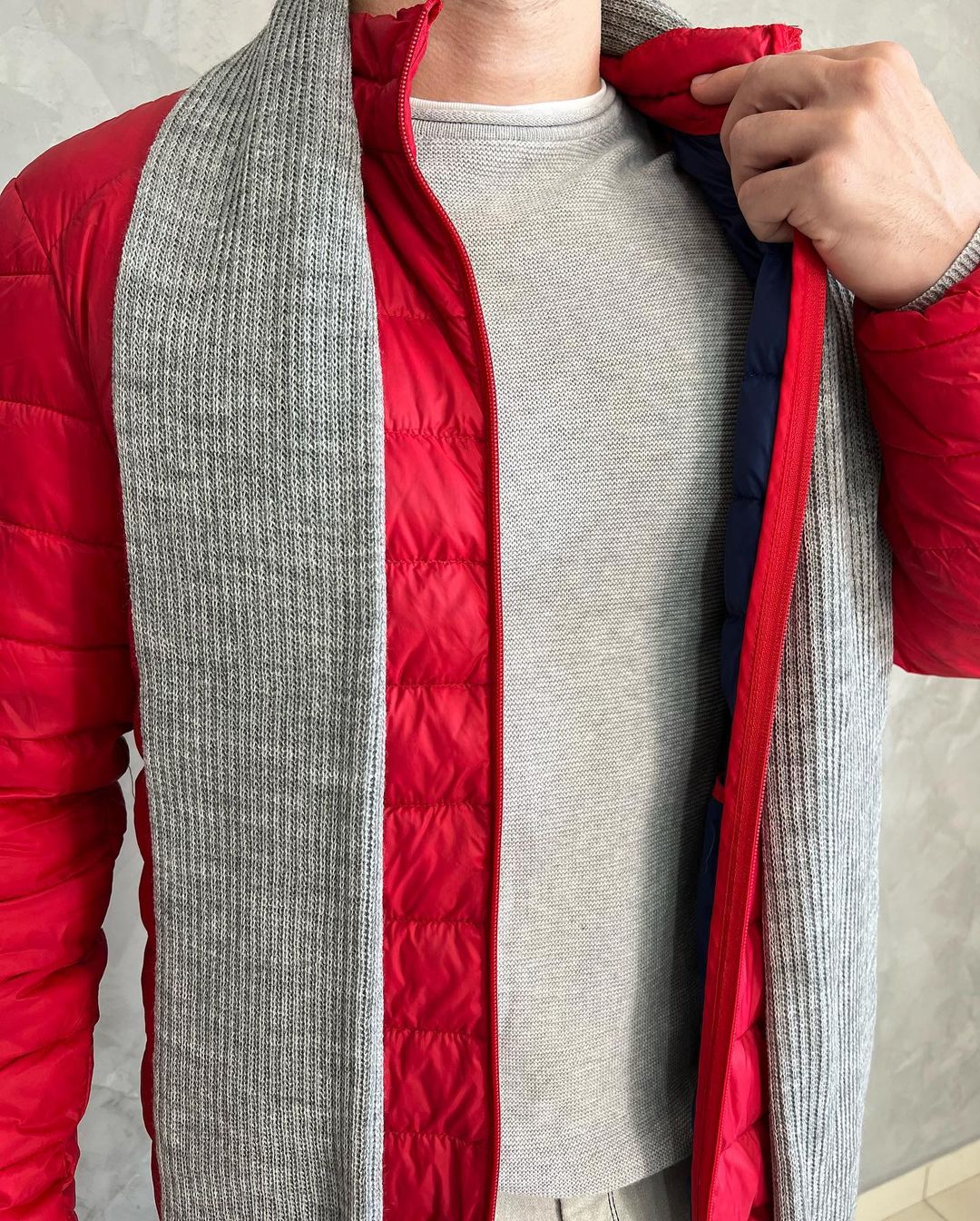 Imagem do produto CACHECOL TRICOT BASIC CAMPOS CINZA CLARO
