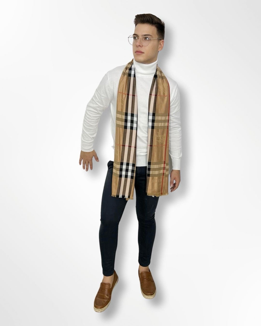 Imagem do produto ECHARPE XADREZ BURBERRY MARROM