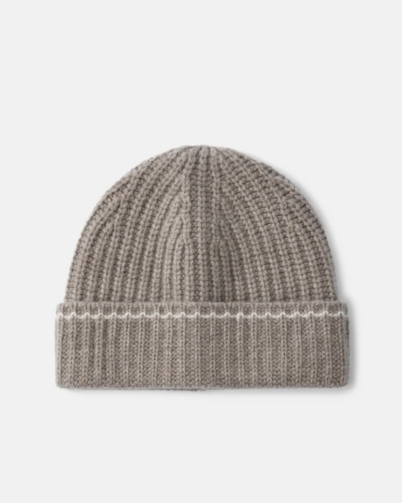 Imagem do produto GORRO TRICOT CAQUI DETALHE BRANCO