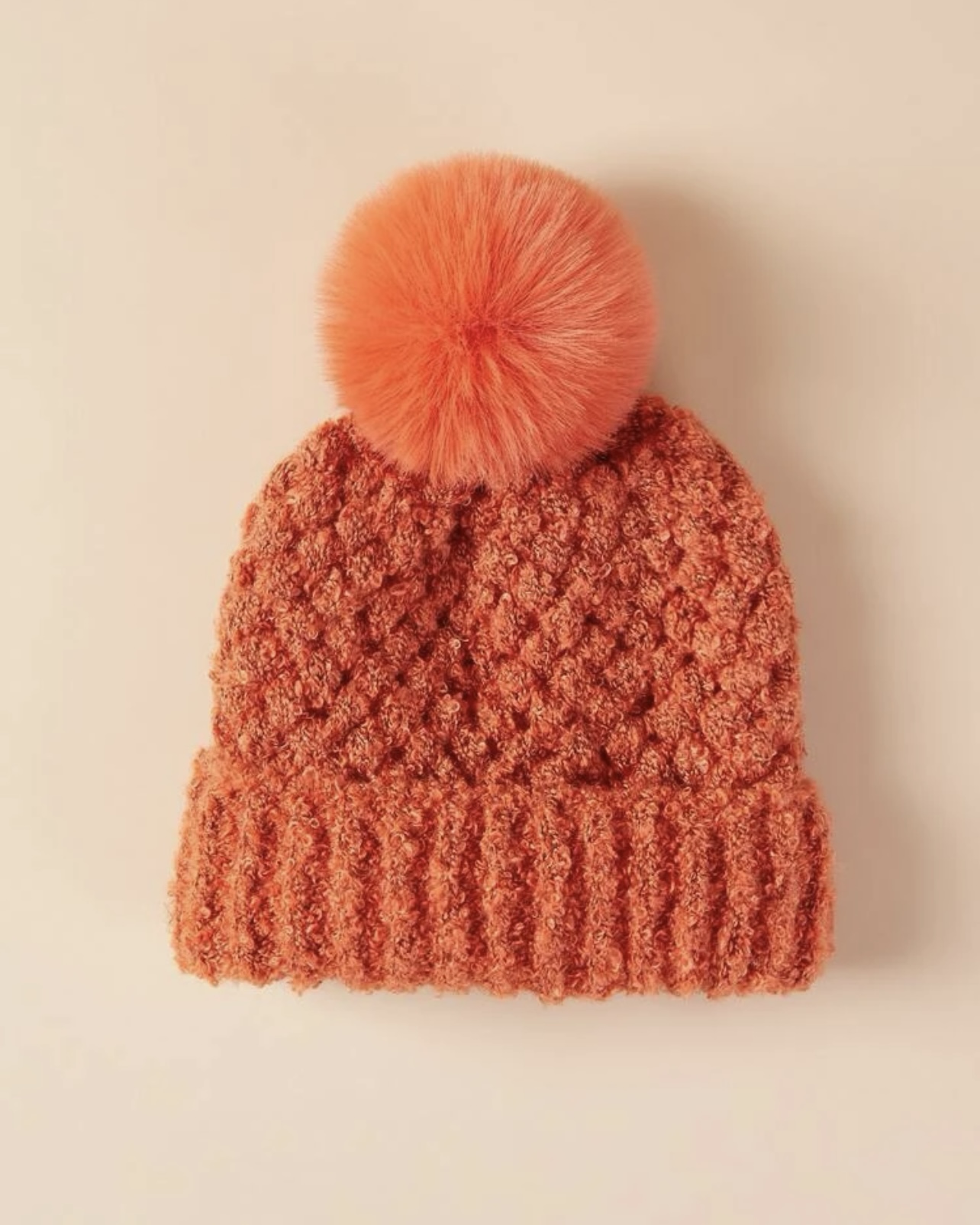 Imagem do produto GORRO LARANJA POMPOM