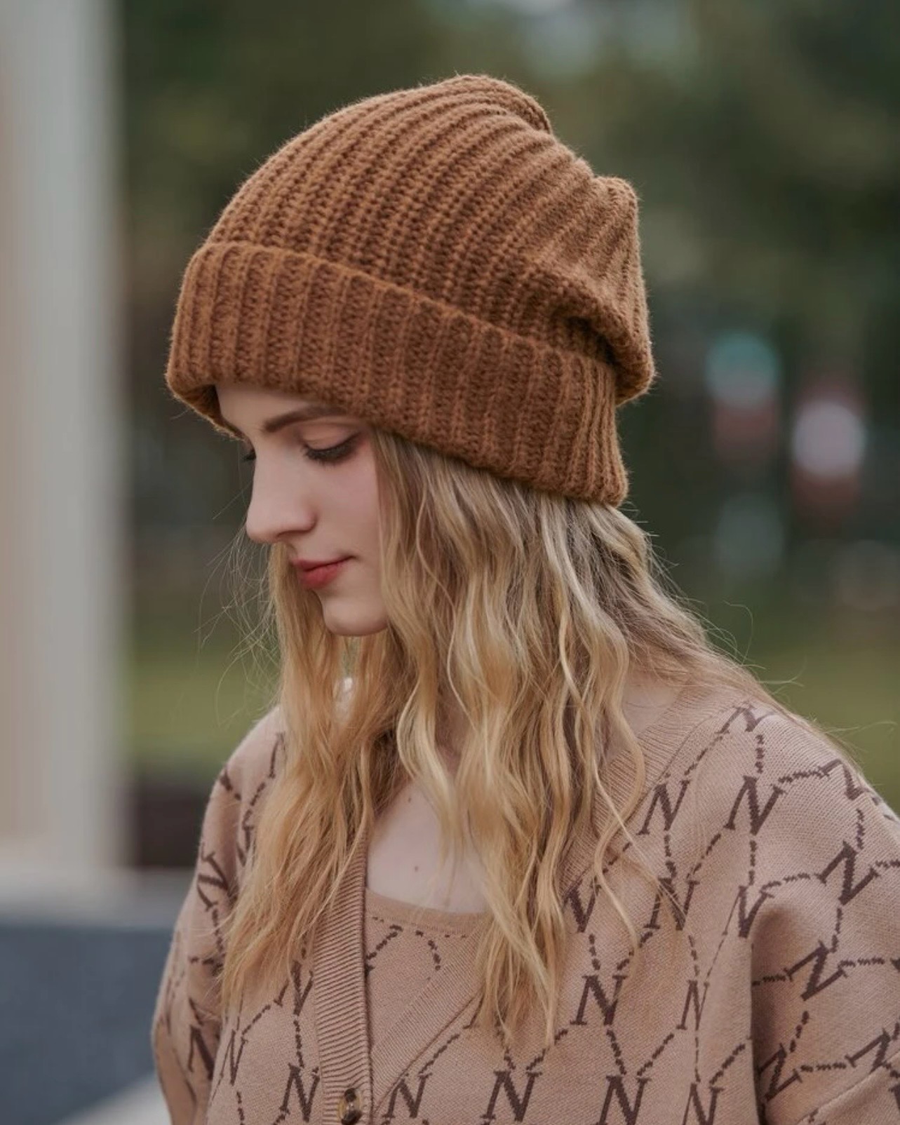 Imagem do produto GORRO TRICOT GROSSO MARROM BASIC