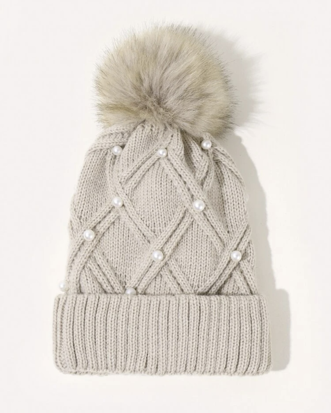 Imagem do produto GORRO BEGE POMPOM PENINA